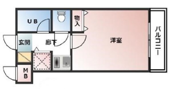 シャトラン弓木参番館の物件間取画像